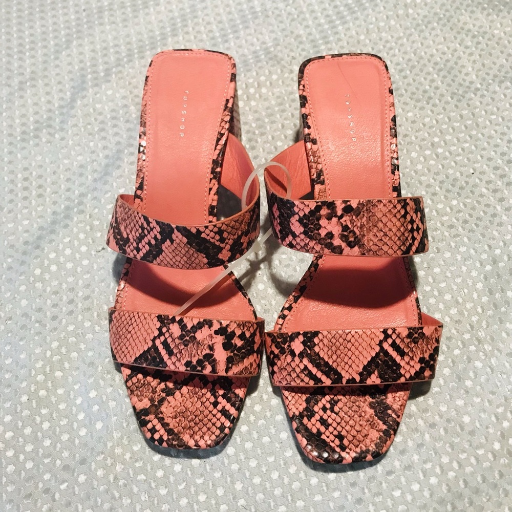 Topshop snake‎ heels